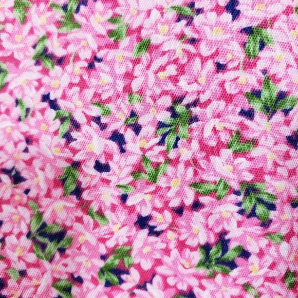 Chaus tiny pink flowers print A-line cottage core skirt woman's size 12 - Picture 6 of 7